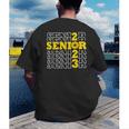Senior Class Of 2023 Sunflower Graduation Seniors 23 Men's Back Print T-Shirt
