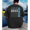 Senior Graduation Class Of 2023 Cute Senior 2023 Men's Back Print T-Shirt