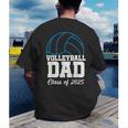 Senior Volleyball Dad Class Of 2025 Graduation Graduate Men's Back Print T-Shirt