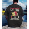 Snail Low Social Battery Need To Go Home Tee For Introvert Men's Back Print T-Shirt Snail Low Social Battery Need To Go Home Tee For Introvert Men's Back Print T-Shirt