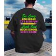 So Long 8th Grade Hello High School Graduation Men's Back Print T-Shirt