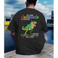 So Long Kindergarten Graduation Class 2025 Dinosaur Kids Men's Back Print T-Shirt
