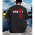 Soccer Senior Night Soccer Senior 2025 Graduation 5 Men's Back Print T-Shirt