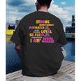 Social WorkerShirt Graduation Social Work Month Men's Back Print T-Shirt