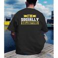 Im Socially Selective Introvert Men's Back Print T-Shirt Im Socially Selective Introvert Men's Back Print T-Shirt