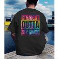 Straight Outta 8th Grade Great Graduation Eighth Grade Men's Back Print T-Shirt