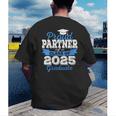 Super Proud Partner Of 2025 Graduate Graduation Family Men's Back Print T-Shirt