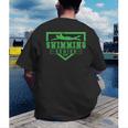 Swimming Senior Night Swim Senior 2026 Graduation 32 Men's Back Print T-Shirt