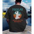 Trust Me I'Ve Got A Human Services Degree College Graduation Men's Back Print T-Shirt