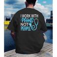 Veterinarian Vet Tech Week Graduation Thank You Birthday Men's Back Print T-Shirt