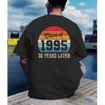 Vintage Class Of 1995 30 Years Later Reunion 30th Graduation Men's Back Print T-Shirt