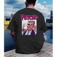 Vintage Movie Horror Poster Comic Book Graphic Film Night Men's Back Print T-Shirt