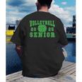 Volleyball Senior Night Volleyball Senior 2025 Graduation 16 Men's Back Print T-Shirt