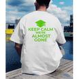 2018 Graduation Red Green High School Color Men's Back Print T-Shirt