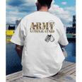 Army National Guard Mom Army National Guard Graduation Mom Men's Back Print T-Shirt