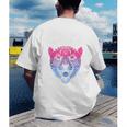 Bi Shy And Ready To Cry Bisexual Introvert Bi Pride Raglan Baseball Tee Men's Back Print T-Shirt Bi Shy And Ready To Cry Bisexual Introvert Bi Pride Raglan Baseball Tee Men's Back Print T-Shirt