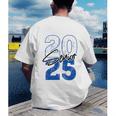 Class Of 2025 Senior Graduation 2025 Blue Men's Back Print T-Shirt