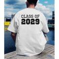 Class Of 2029 Future Graduation Vintage T-Shirt Men's Back Print T-Shirt