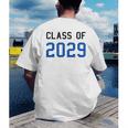Class Of 2029 Graduation T-Shirts Men's Back Print T-Shirt