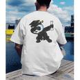 Dabbing Panda Bear Graduation Senior 2019 Shirt Men's Back Print T-Shirt