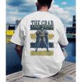 DC Comics Graduation Batman The Grad Power Stance Men's Back Print T-Shirt