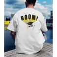 Graduation Cap And Diploma For Proud Graduation Men's Back Print T-Shirt