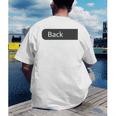 Graduation Class Of 2037 Hand Prints Space Pre-K -12th Grade Men's Back Print T-Shirt