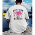 Happy Last Day Of School Coquette Bow Graduation Girls Kids Men's Back Print T-Shirt