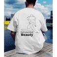 Introvert Health Aware Acceptance Beauty Art Men's Back Print T-Shirt Introvert Health Aware Acceptance Beauty Art Men's Back Print T-Shirt