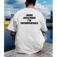 I Make Jokes When Im Uncomfortable Sarcastic Introvert Raglan Baseball Tee Men's Back Print T-Shirt I Make Jokes When Im Uncomfortable Sarcastic Introvert Raglan Baseball Tee Men's Back Print T-Shirt