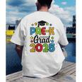 Kids Pre-K Grad 2025 Preschool Prek Graduation Men's Back Print T-Shirt