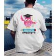 Kindergarten Graduation Tee Shirt Pink Owl T-Shir Men's Back Print T-Shirt