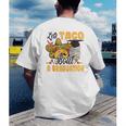 Let's Taco Bout A Graduation Graduation Party Men's Back Print T-Shirt