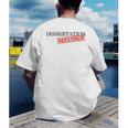PhD Thesis Defense Graphic Doctoral Graduation Men's Back Print T-Shirt