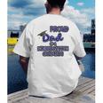Proud Dad Of a Kindergarten Graduate Graduation TShirt Men's Back Print T-Shirt