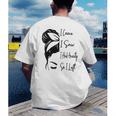 I Came I Saw I Had Anxiety So I Left Messy Bun Introvert Men's Back Print T-Shirt I Came I Saw I Had Anxiety So I Left Messy Bun Introvert Men's Back Print T-Shirt