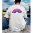 Secretly Bisexual Bi Introvert Bi Pride Antisocial LGBTQ Raglan Baseball Tee Men's Back Print T-Shirt