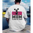 Senior Cheerleader Mom Cheer Class Of 2025 Graduation Women Men's Back Print T-Shirt