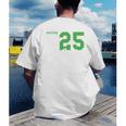 Soccer Senior Night Soccer Senior 2025 Graduation 44 Men's Back Print T-Shirt
