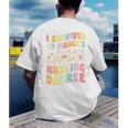 i Survived My Fiance's Nursing Degree Graduation Groovy Premium Men's Back Print T-Shirt