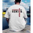 Wrestling Senior Night Wrestling Senior 2025 Graduation 69 Men's Back Print T-Shirt