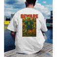 Zombie Tee Horror Movie Poster Vintage Comic Book Graphic Premium Men's Back Print T-Shirt