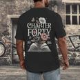 1986 Chapter Forty 40th Birthday Wildflower Book 40 Year Old Men's Back Print T-Shirt 1986 Chapter Forty 40th Birthday Wildflower Book 40 Year Old Men's Back Print T-Shirt