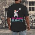 1st Grade Graduation Dabbing Unicorn Lover T-Shirt Kids Men's Back Print T-Shirt