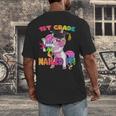 1st Grade Nailed It Flossing Unicorn Graduation Shirt Men's Back Print T-Shirt