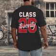 2 Sided Class Of 2026 Senior 2026 Graduation Men's Back Print T-Shirt