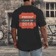 We Out 2018 Graduation Shirts Men's Back Print T-Shirt