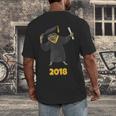 2018 Graduation Shirts Sloth Lovers For Women Teens Men's Back Print T-Shirt
