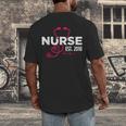 2018 Nursing School Graduation New Nurse Shirt Men's Back Print T-Shirt