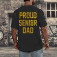 2018 Senior Dad High School Graduation Party SEN18RShirt Men's Back Print T-Shirt